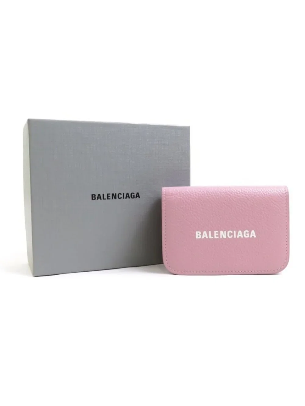 Balenciaga Trifold Wallet Pink